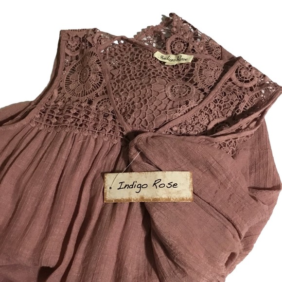 Indigo Rose NWT Topper/Dress Size Large - Picture 5 of 8